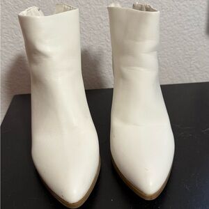 White booties